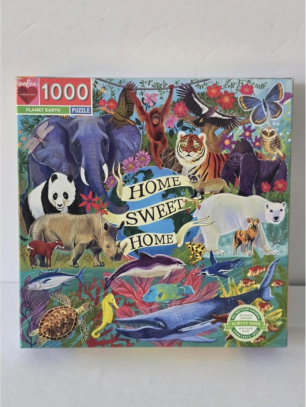 eeBoo Planet Earth 1000 Piece Puzzle